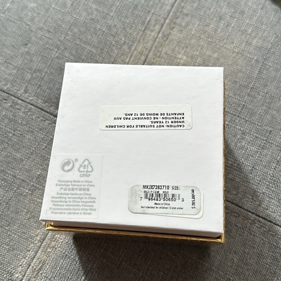 Gold Michael Kors stainless steel charm bracelet - Picture 4 of 4